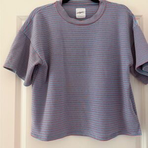 CJLA Carly Jean Los Angeles Wyatt Tee Sky Blue